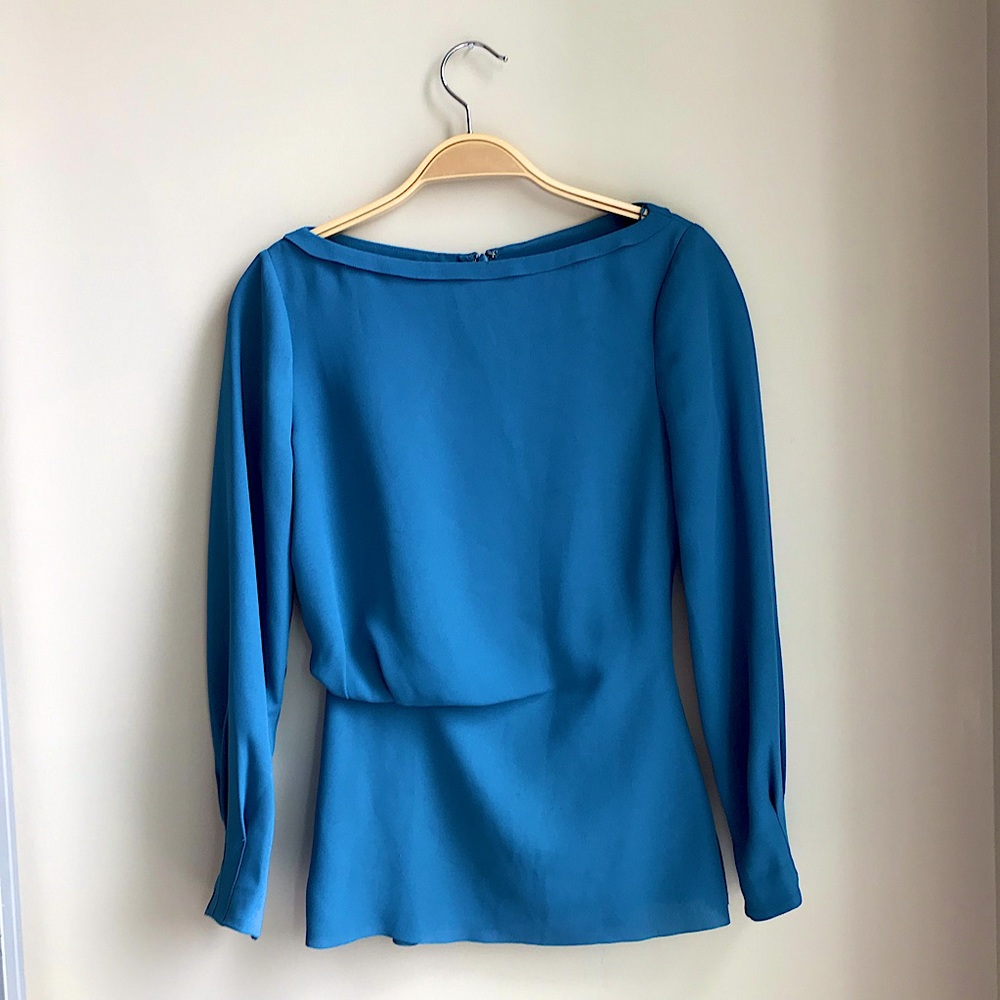 Blue Riess Business Blouse Size 0
